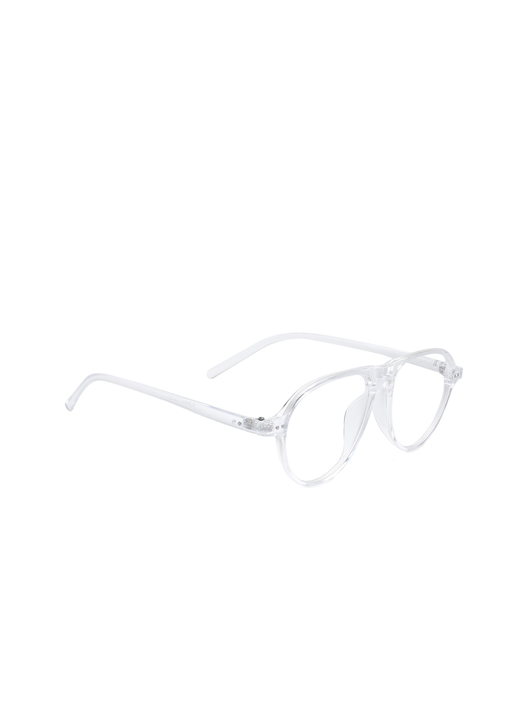 

Peter Jones Eyewear Unisex Transparent & Green Full Rim Oval Frames AG19241T