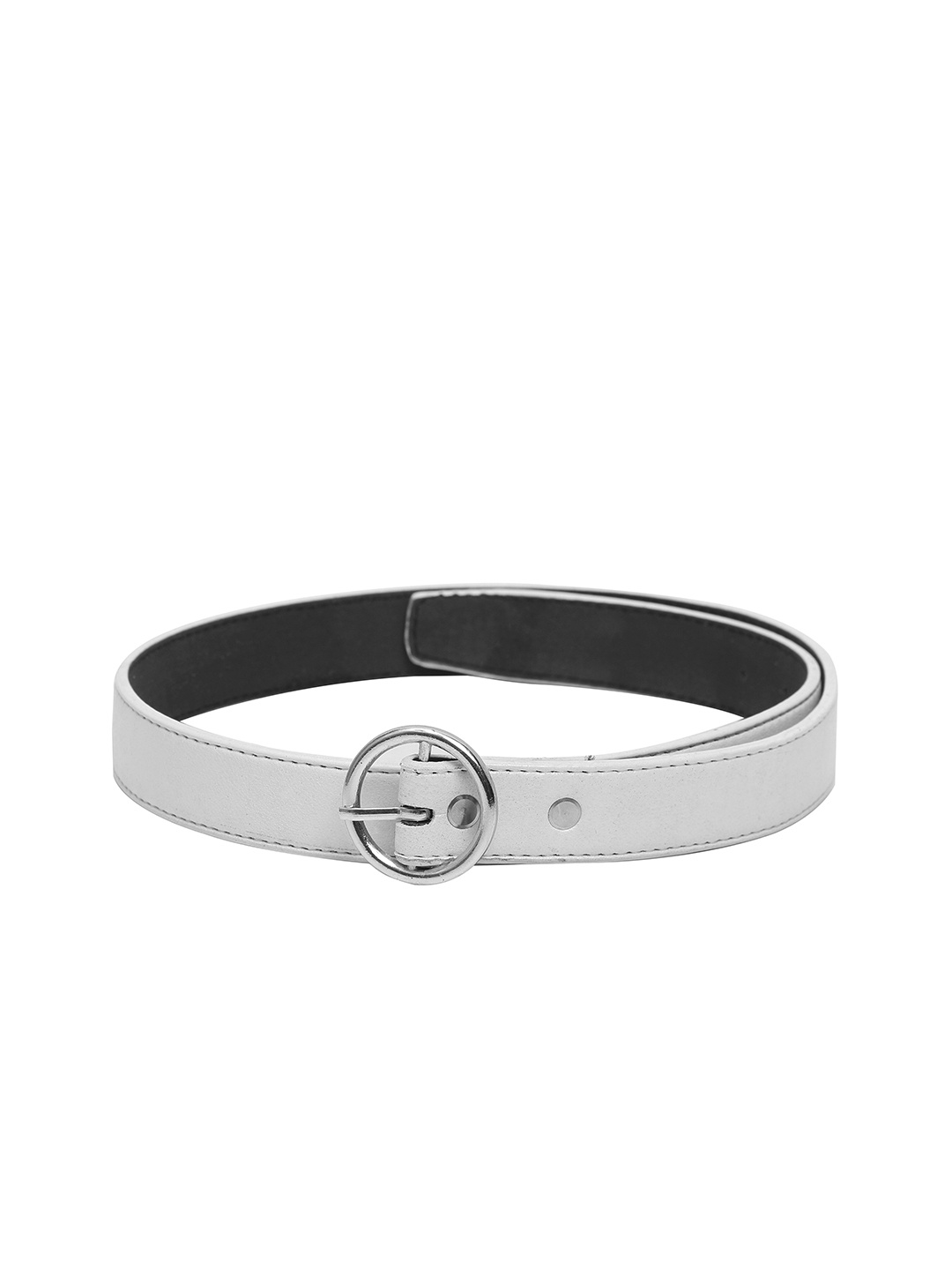 

Calvadoss Girls White Textured Belt