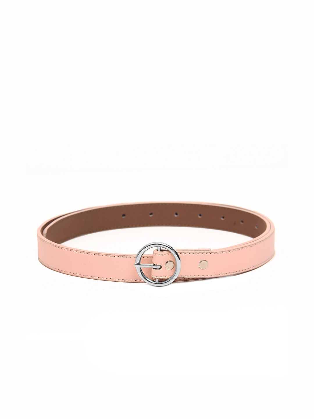 

Calvadoss Girls Peach-Coloured Textured Belt