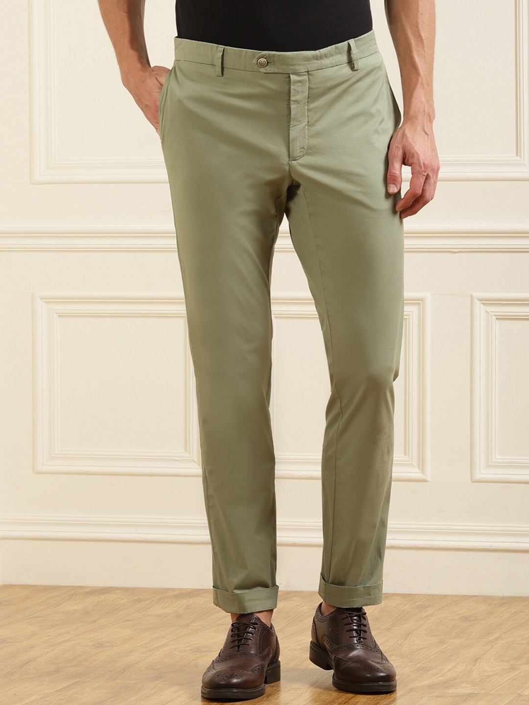 

HACKETT LONDON Men Beige Trousers