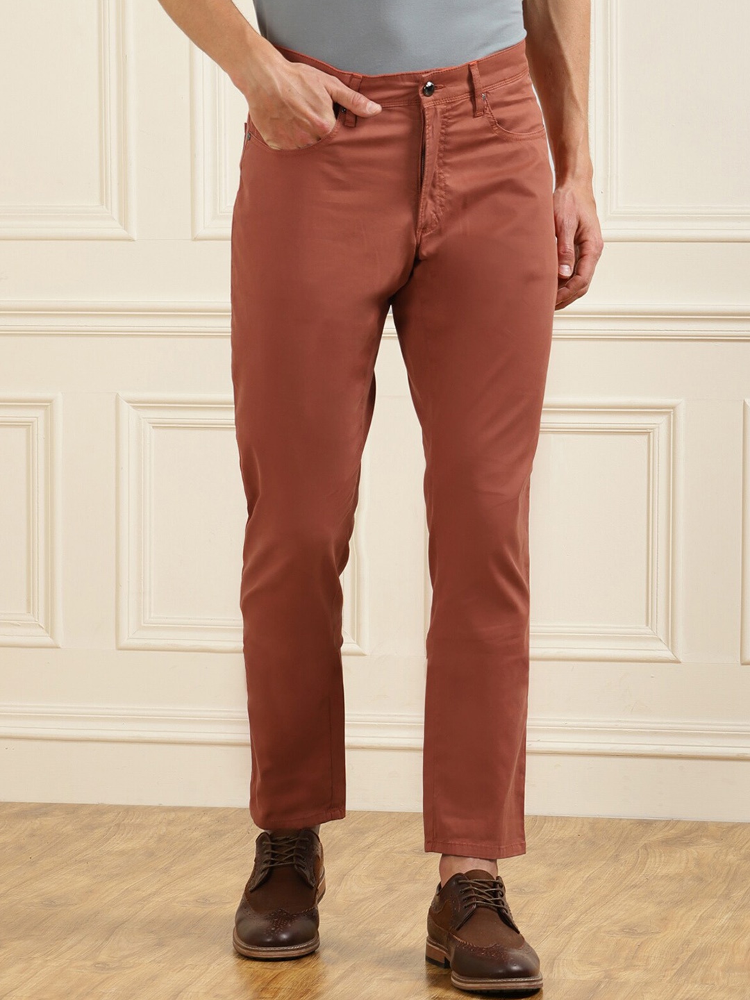 

HACKETT LONDON Men Orange Trousers