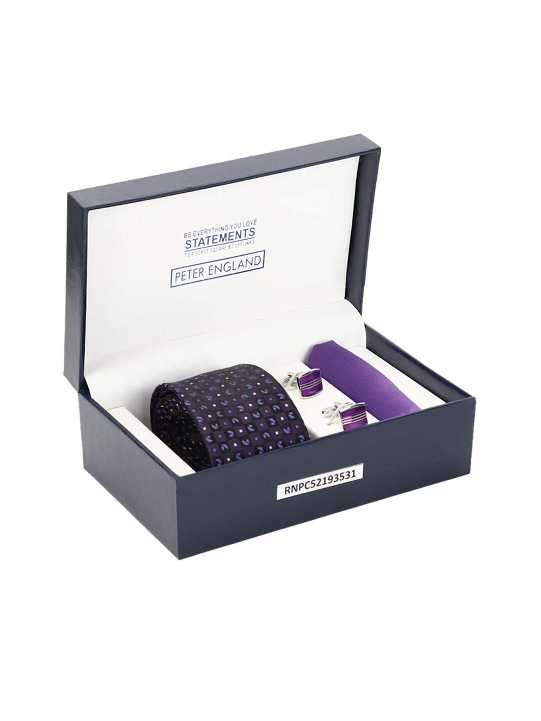 

Peter England Men Purple Accessory Gift Set