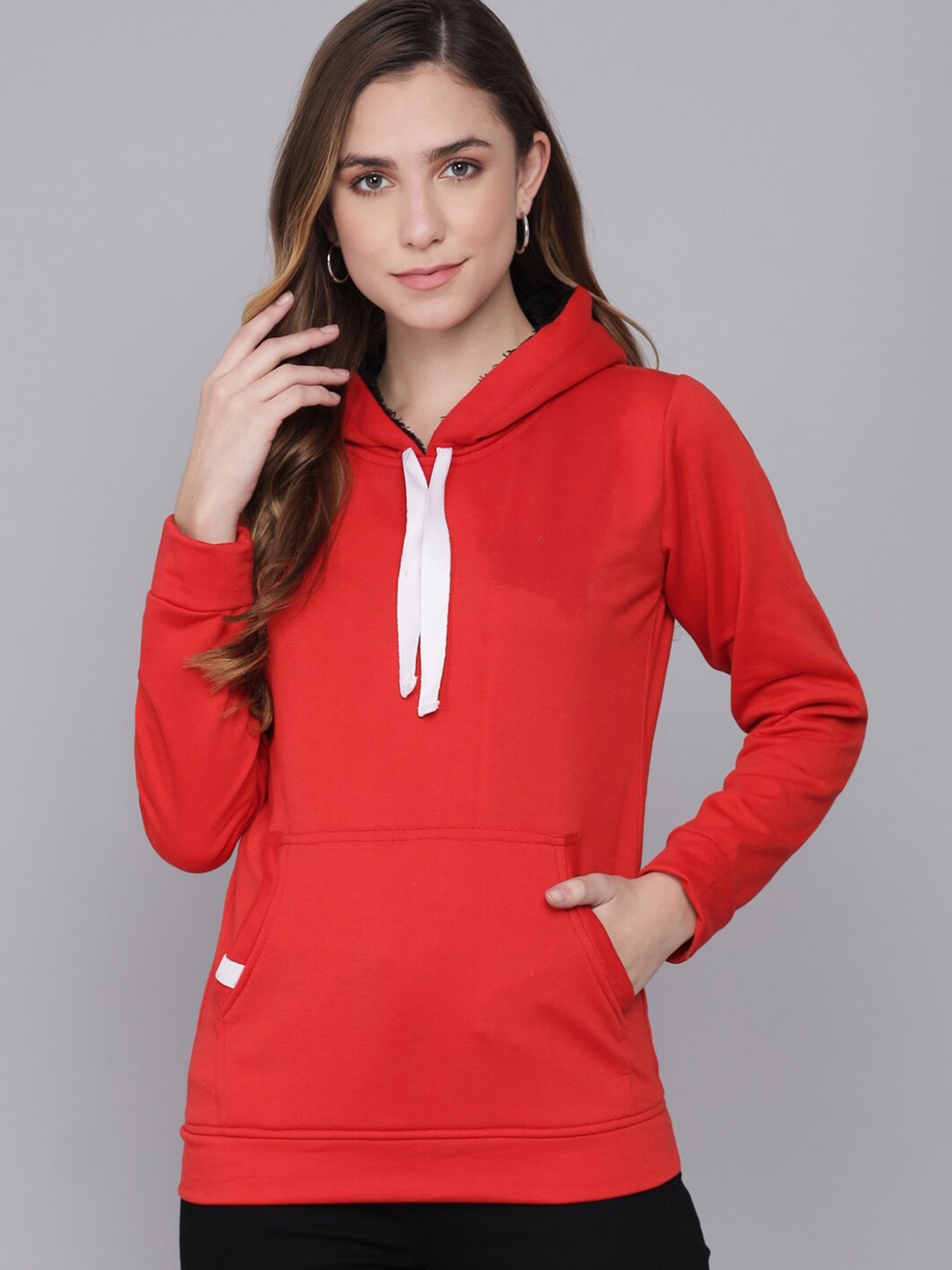 

Darzi Women Red Sweatshirt