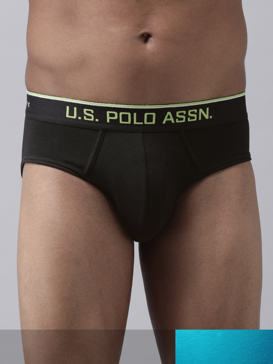 

U.S. Polo Assn. Men Pack Of 2 Solid Breifs, Black