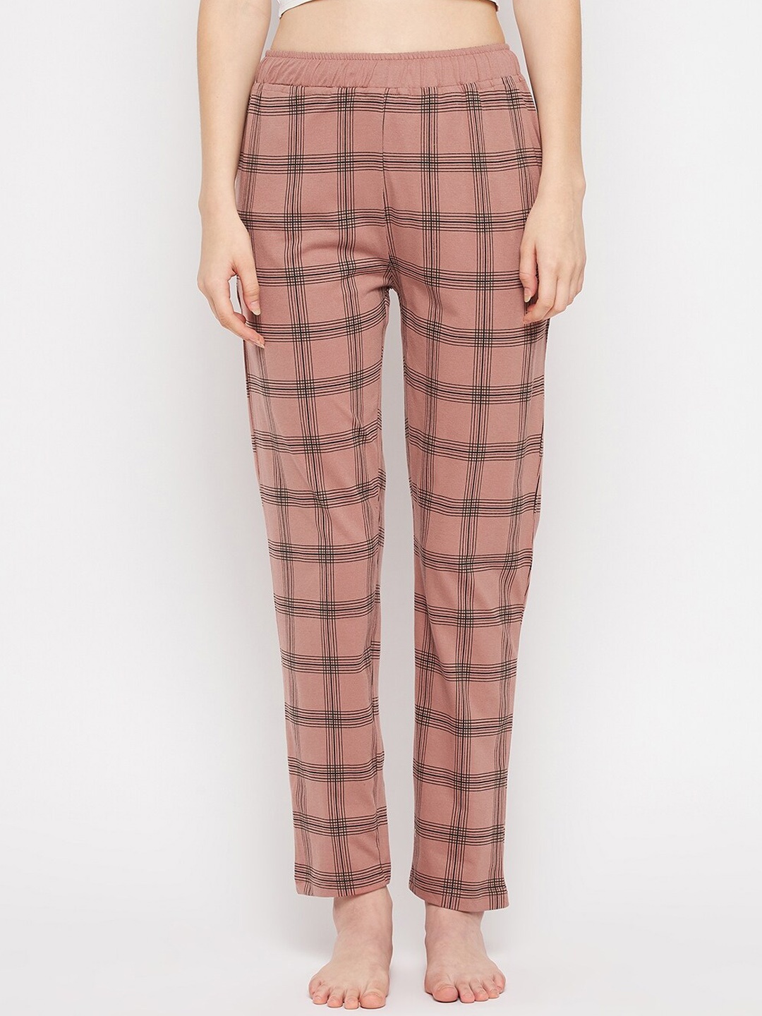 

Okane Women Pink Checked Lounge Pant