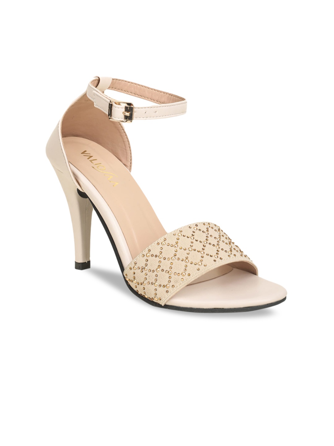 

VALIOSAA Women Cream-Coloured Party Stiletto Pumps