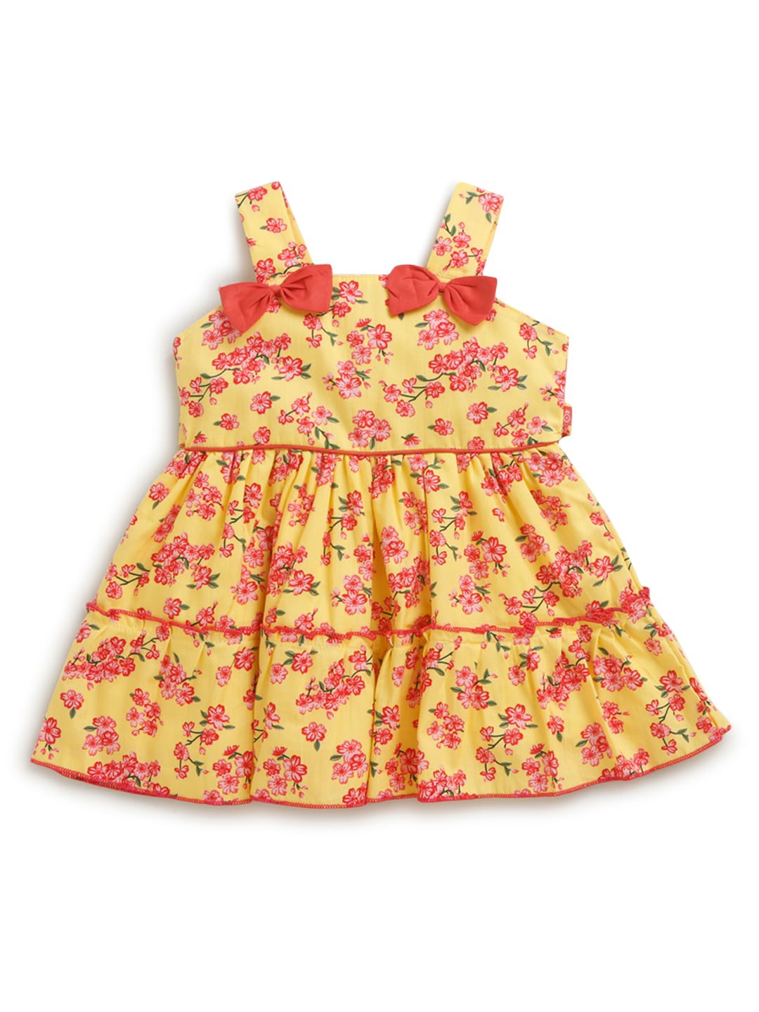 

Hopscotch Yellow Floral Dress