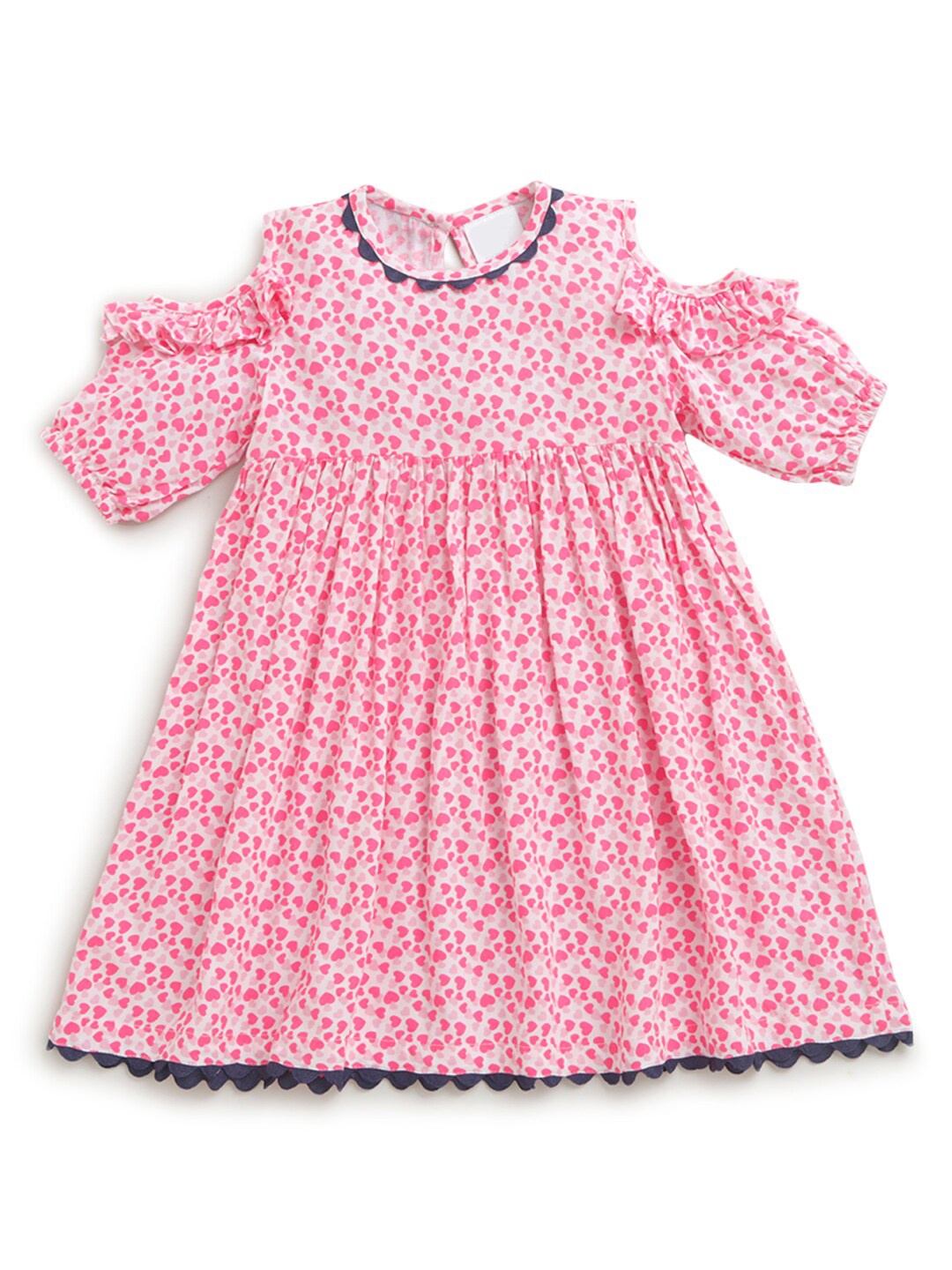 

Hopscotch Pink Floral Dress