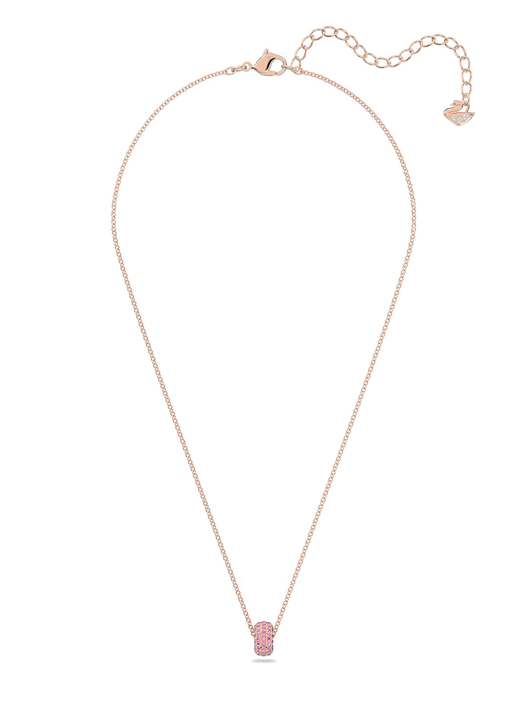 

SWAROVSKI Pink & Rose Gold Rose Gold-Plated Necklace