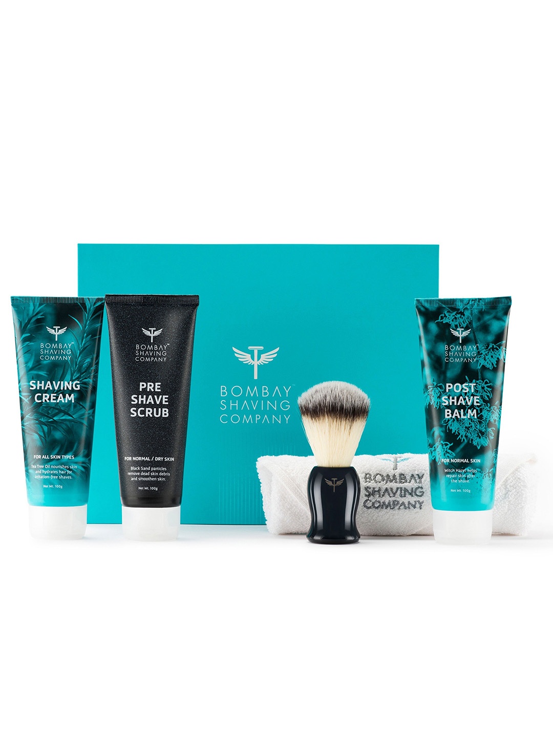 

Bombay Shaving Company 3 Step Shaving and Grooming Kit for Men, White