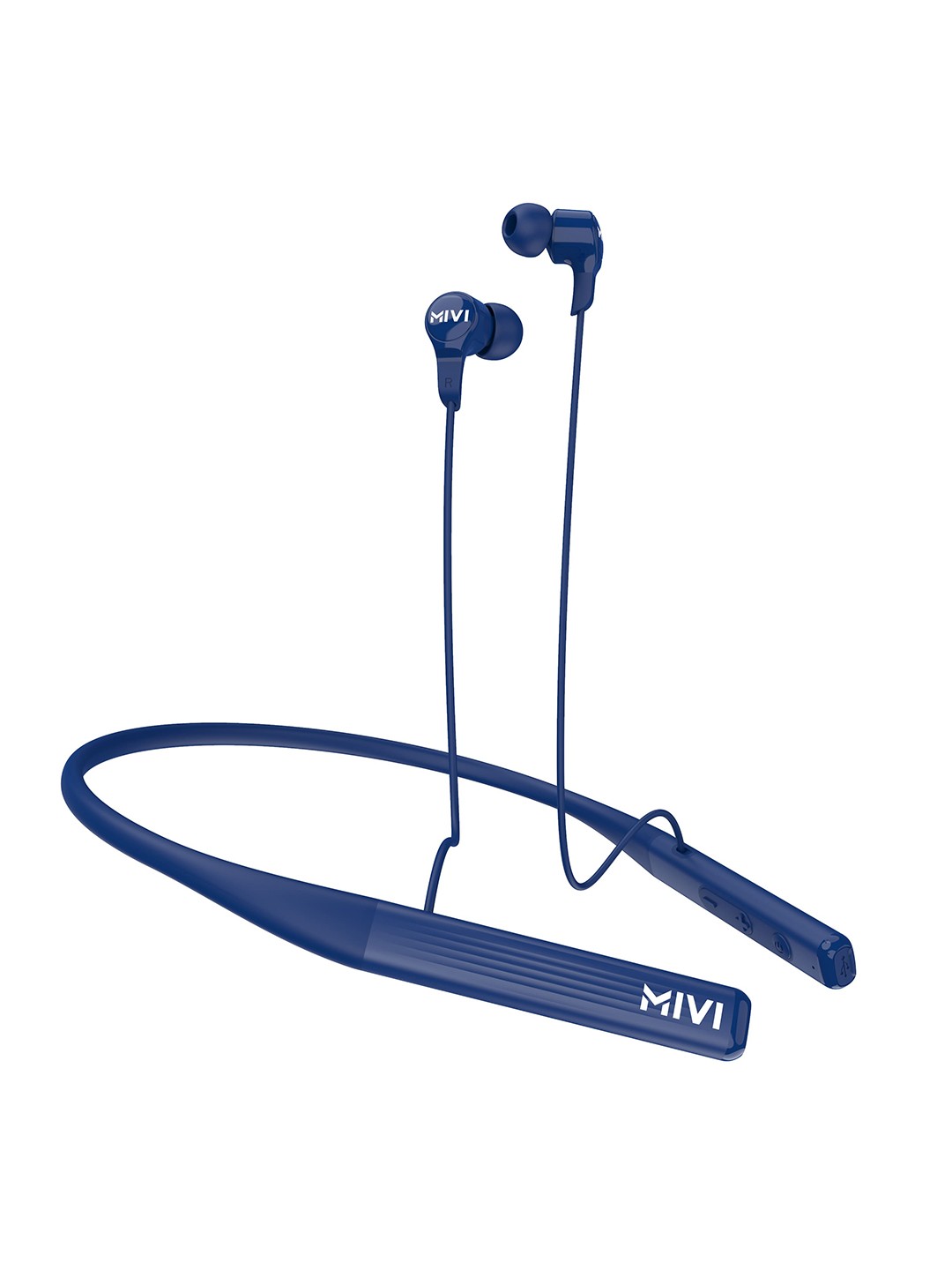 

mivi Collar 2B Wireless Earphones with Fast Charging - Blue