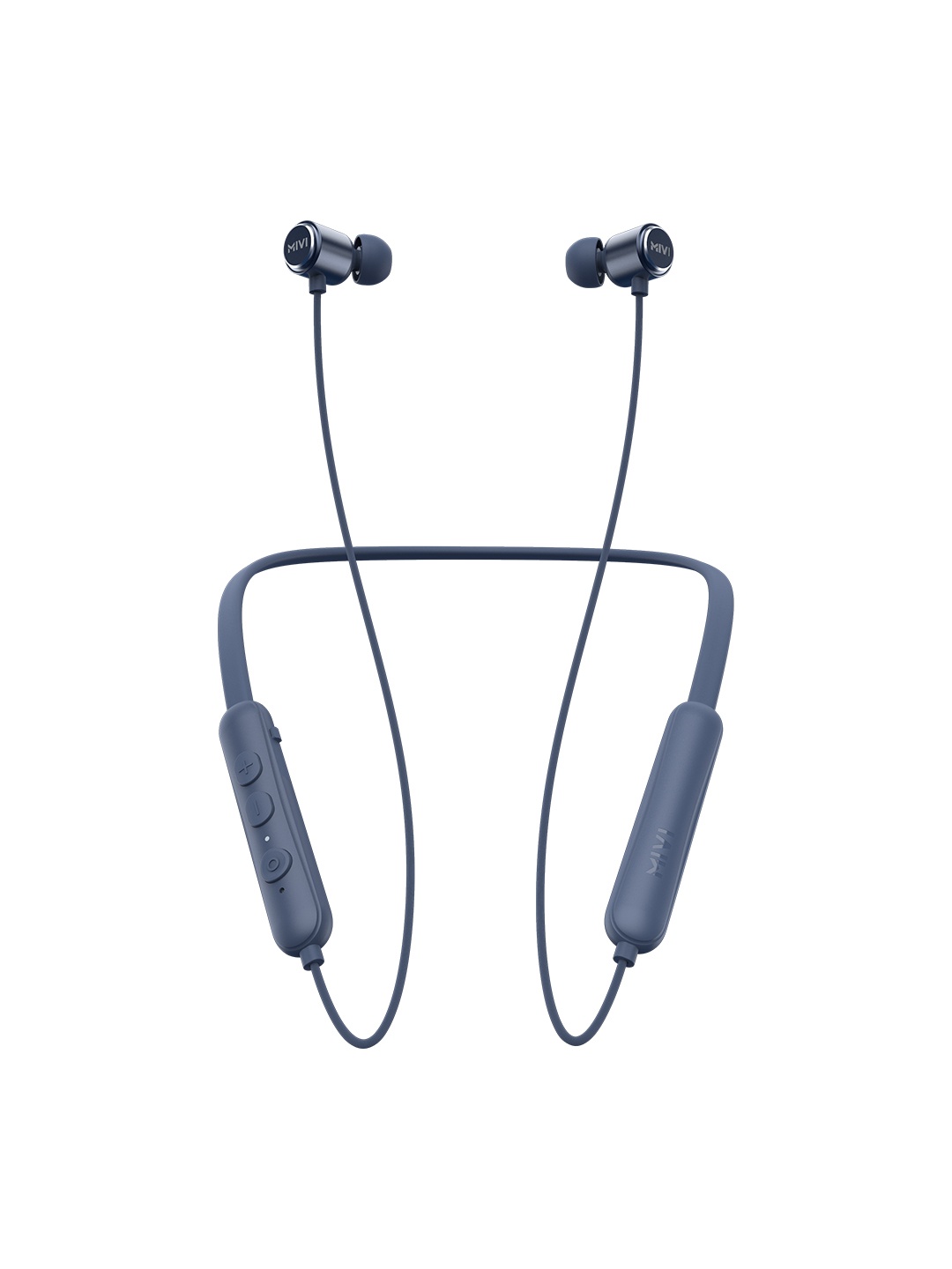 

mivi Collar Flash Wireless Earphones with Mic & Fast Charging - Blue
