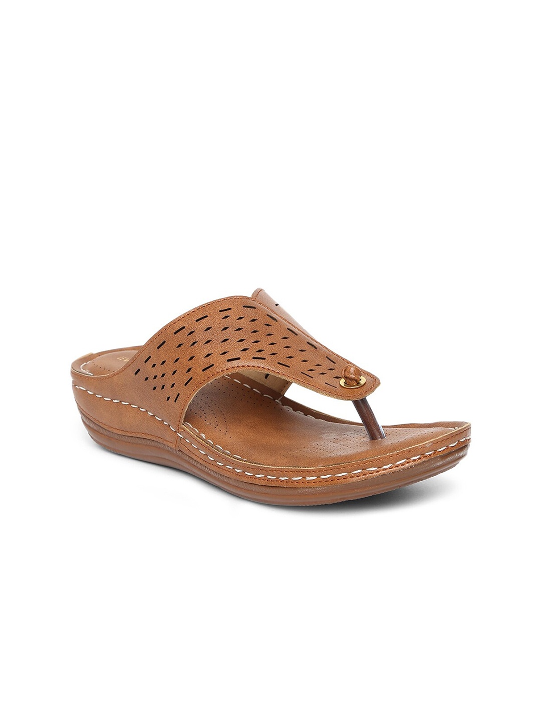 

EVERLY Tan Wedge Sandals