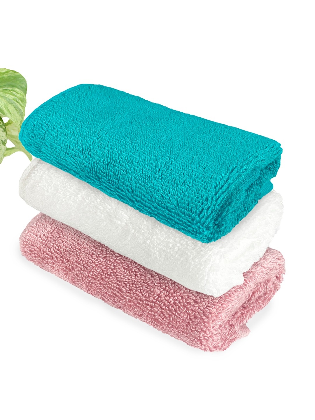 

Heelium Unisex Pack of 3 Bamboo Super Soft & Quick Drying Face Towel, Teal