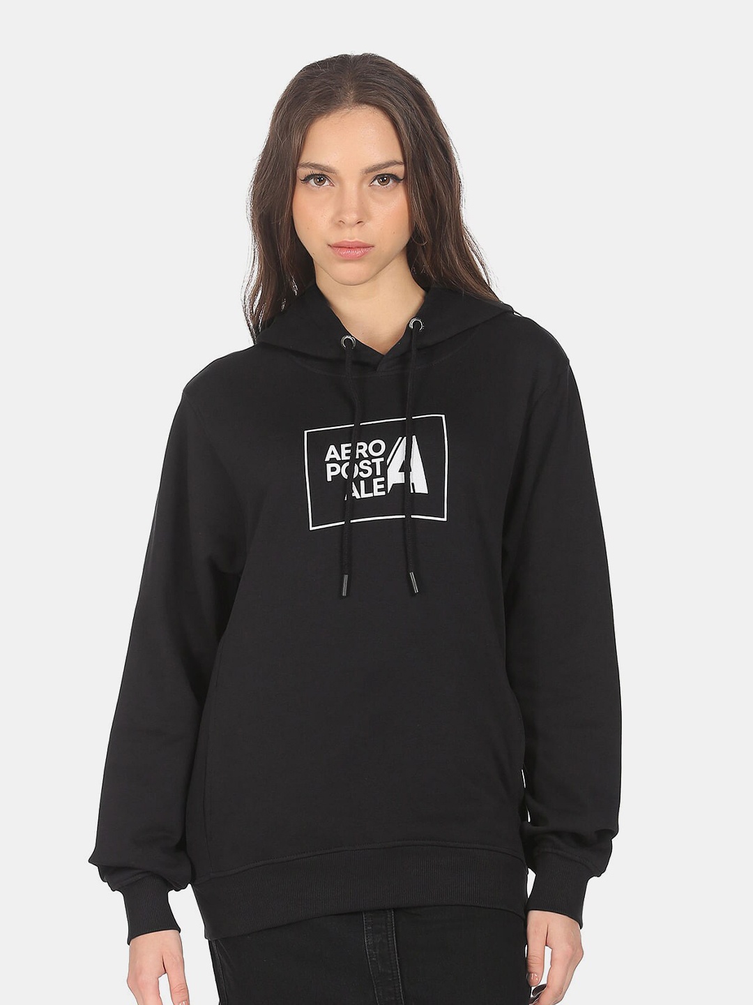 

Aeropostale Women Black Sweatshirt