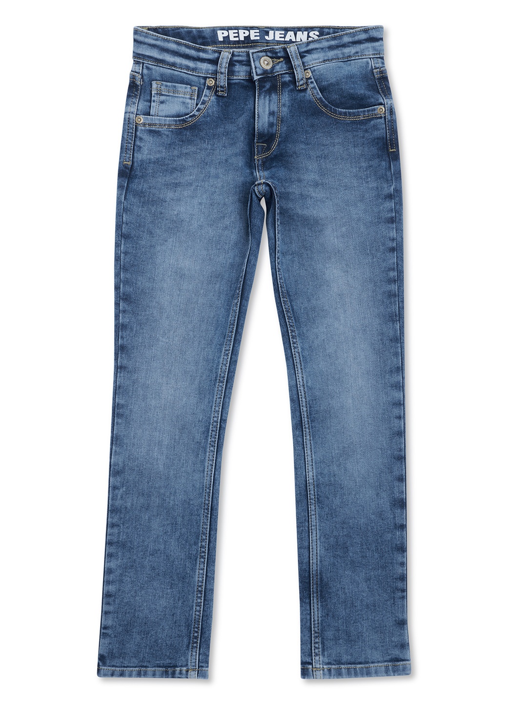 

Pepe Jeans Boys Blue Slim Fit Heavy Fade Jeans