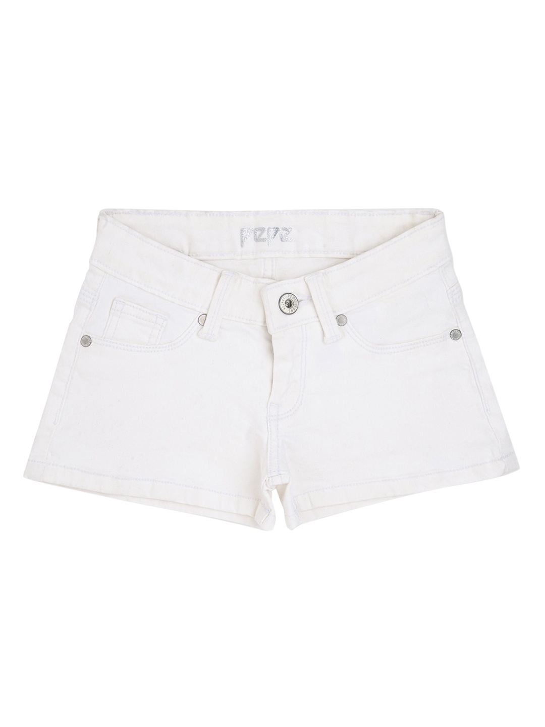 

Pepe Jeans Girls White Denim Shorts
