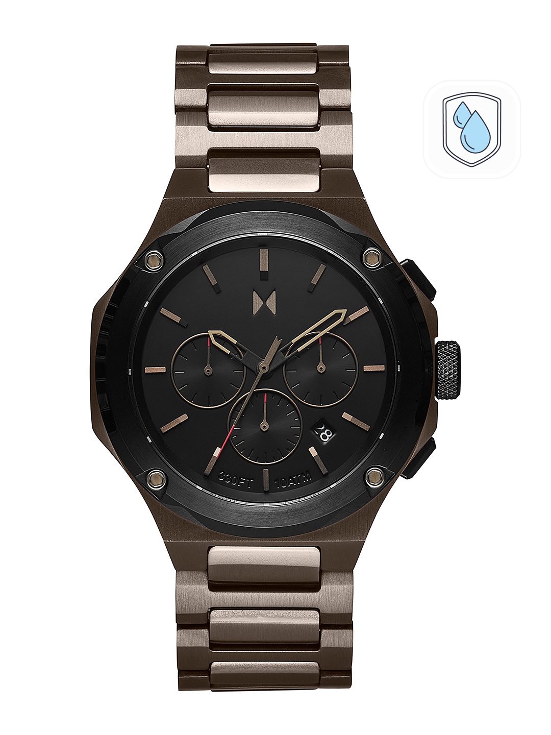 

MVMT Men Black Raptor Analogue Watch 28000152-D