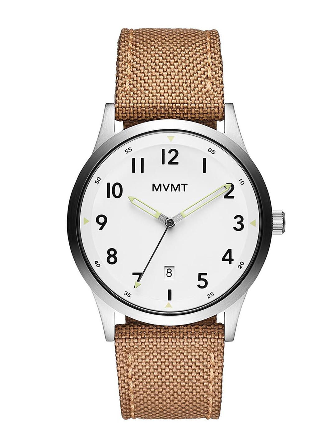 

MVMT Men White Dial & Brown Straps Field Analogue Watch 28000159