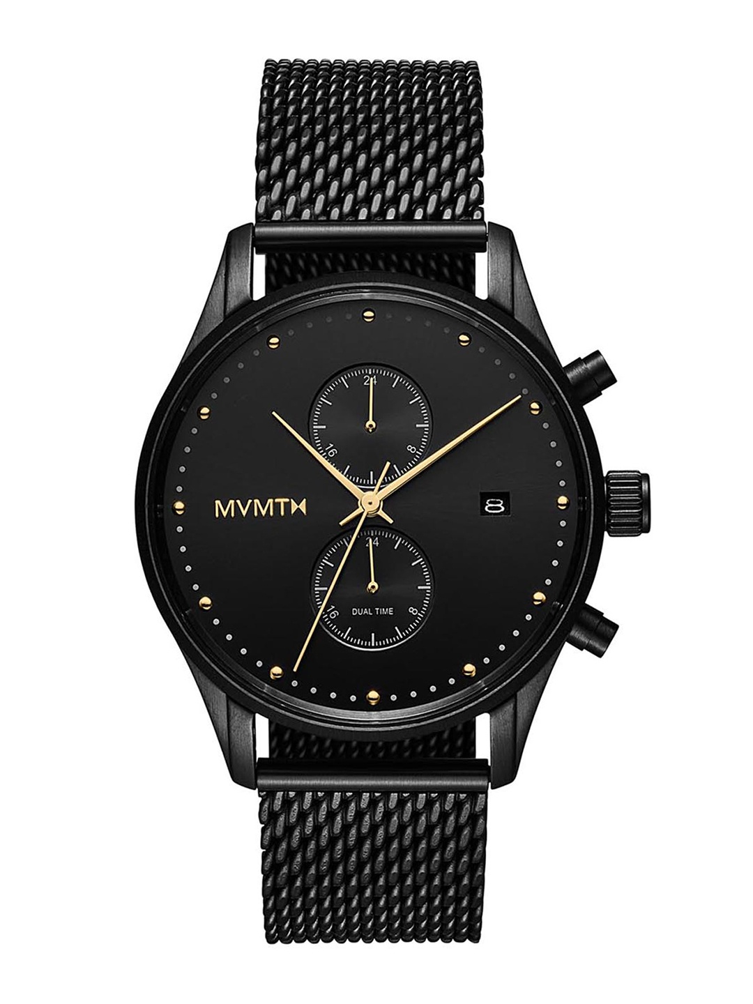 

MVMT Men Black Voyager Analogue Watch 28000157-D