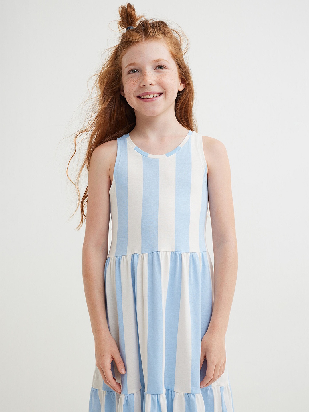 

H&M Girls Blue Cotton Dress