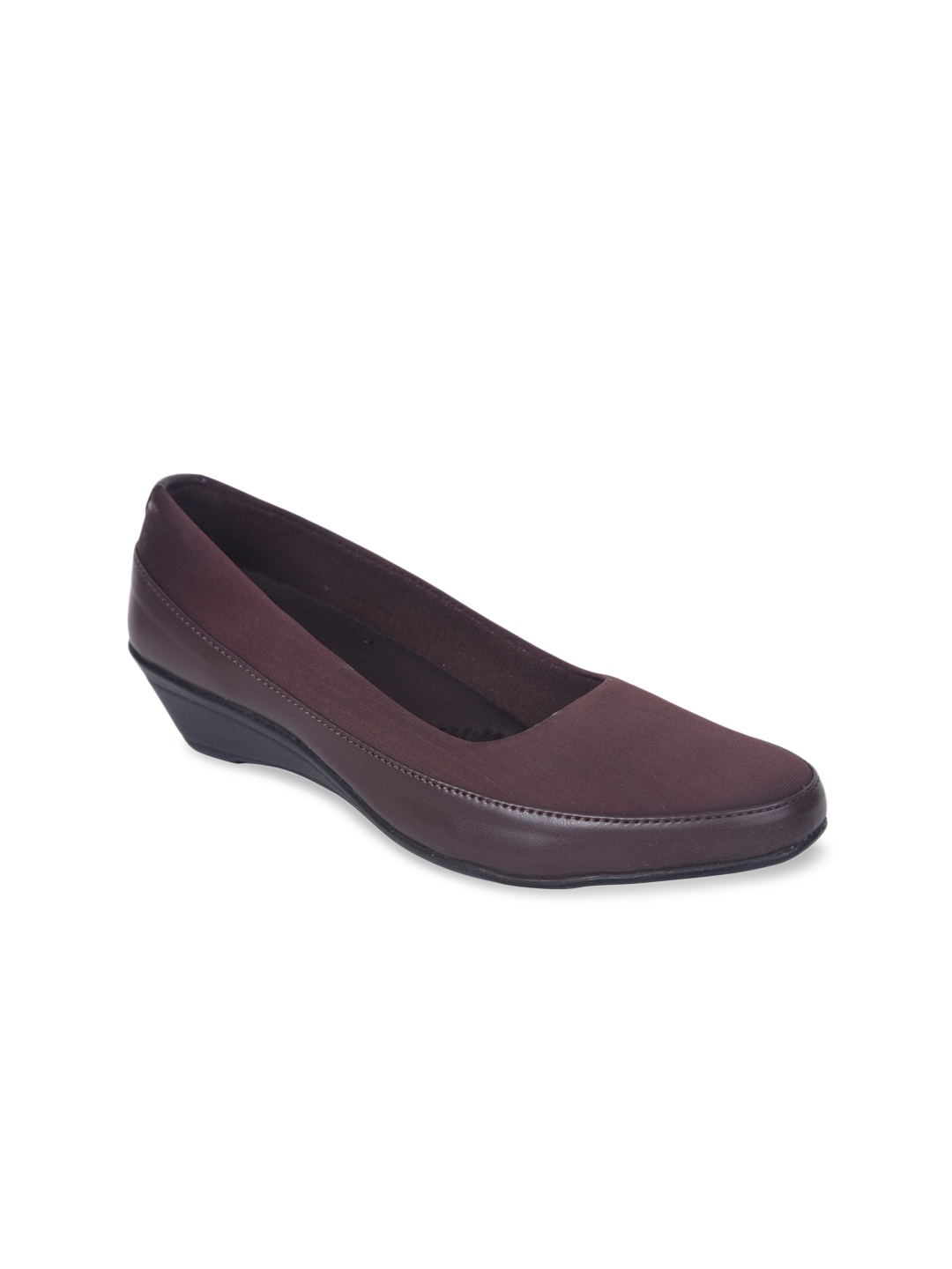 

Ajanta Brown Wedge Pumps
