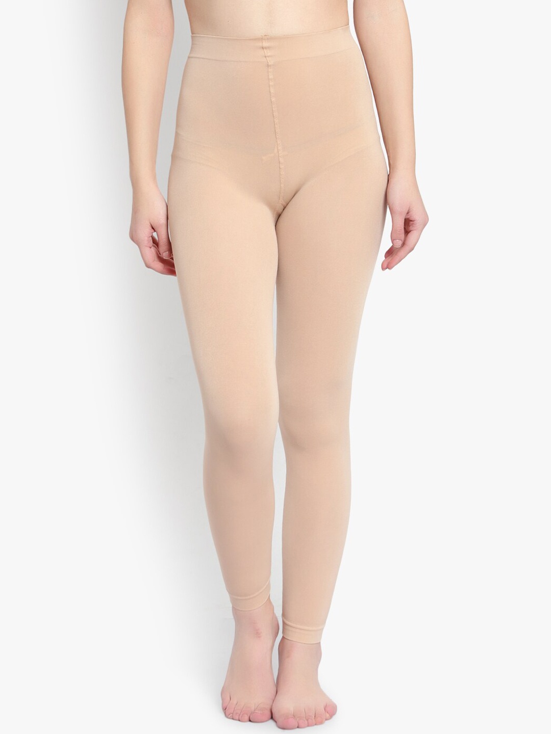 

BRACHY Women Beige Solid Pantyhose Stockings