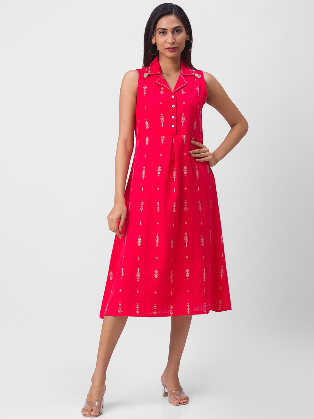 

Globus Red Midi Dress