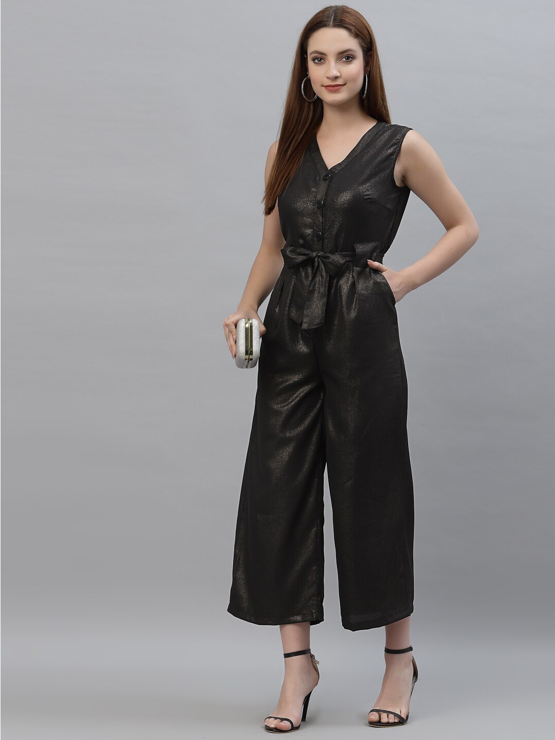 

HOUSE OF KKARMA Black Basic Jumpsuit