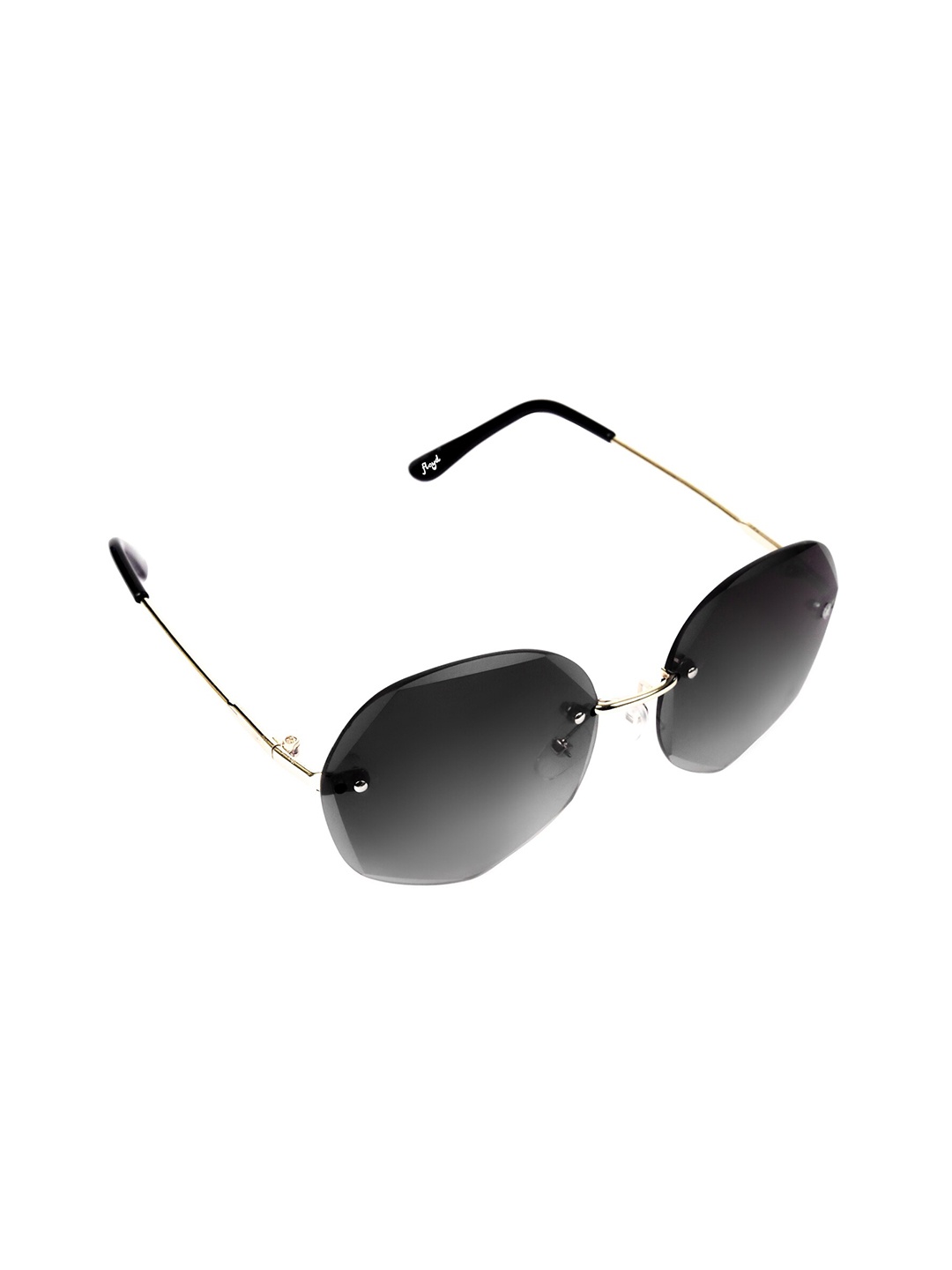 

Floyd Women Grey Lens & Gold-Toned Round Sunglasses with UV Protected Lens