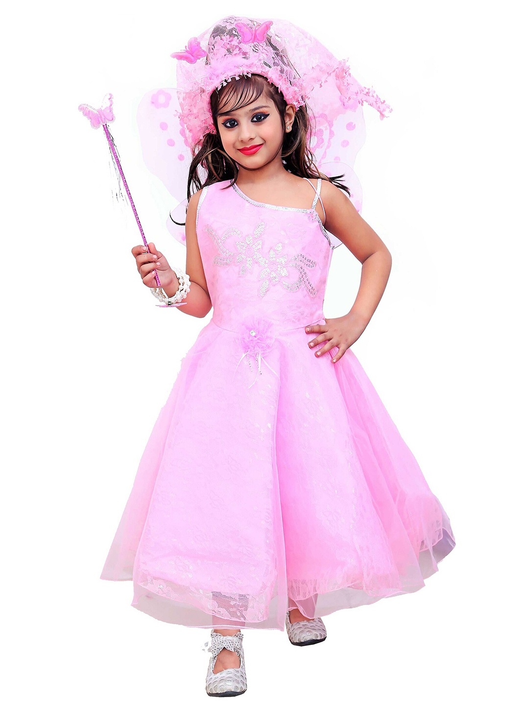 

Kidling Pink Net Dress