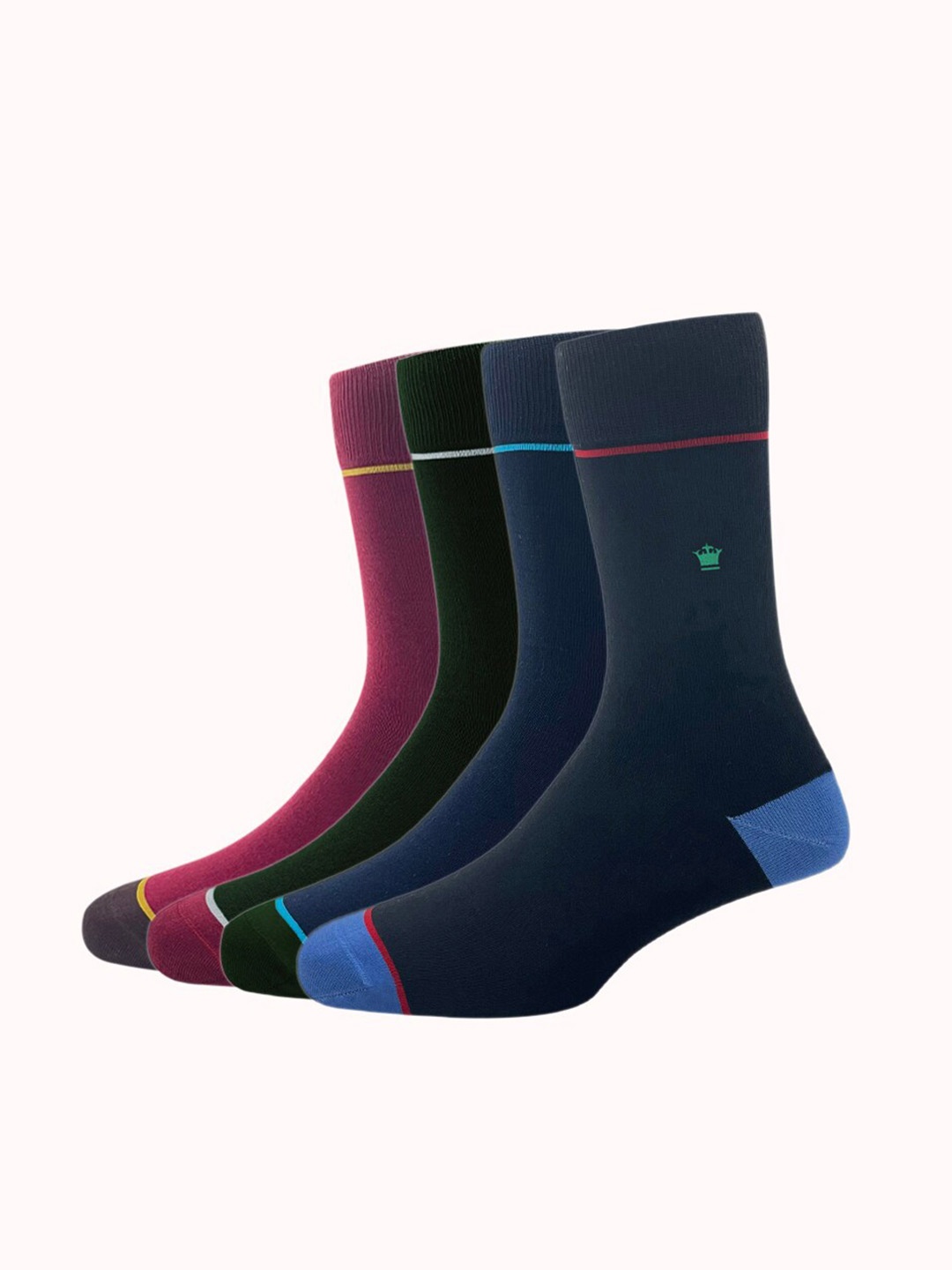 

Louis Philippe Men Black Pack Of 4 Socks