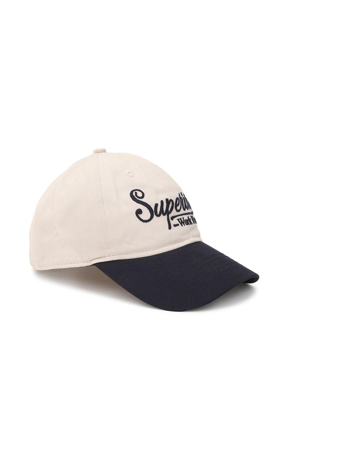 

Peter England Men Beige & Black Embroidered Baseball Cap