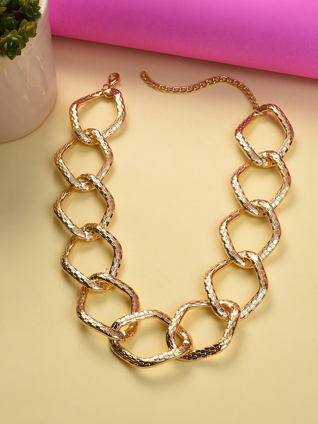 

SOHI Women Gold-Plated Chain