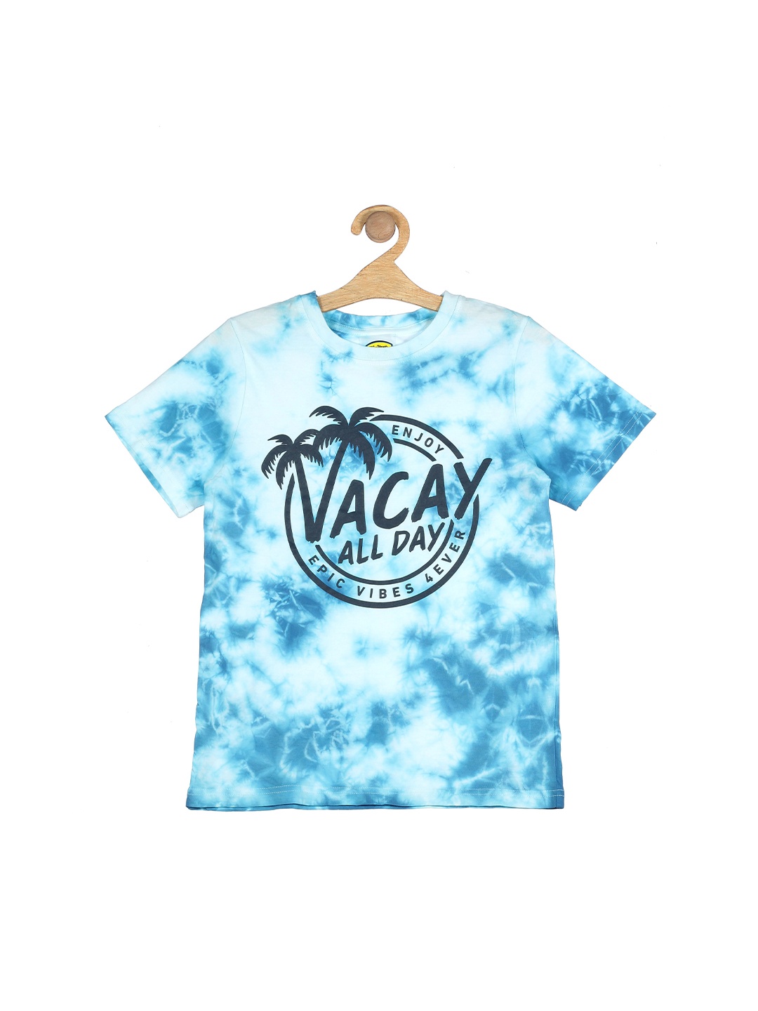 

Lil Lollipop Kids Blue Tie and Dye Dyed T-shirt