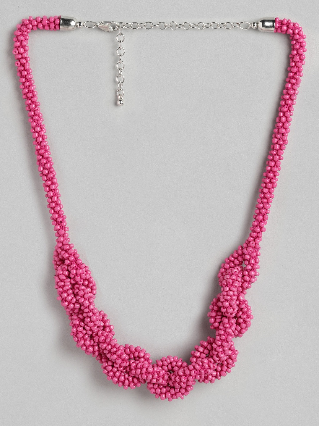 

RICHEERA Pink Beaded Necklace