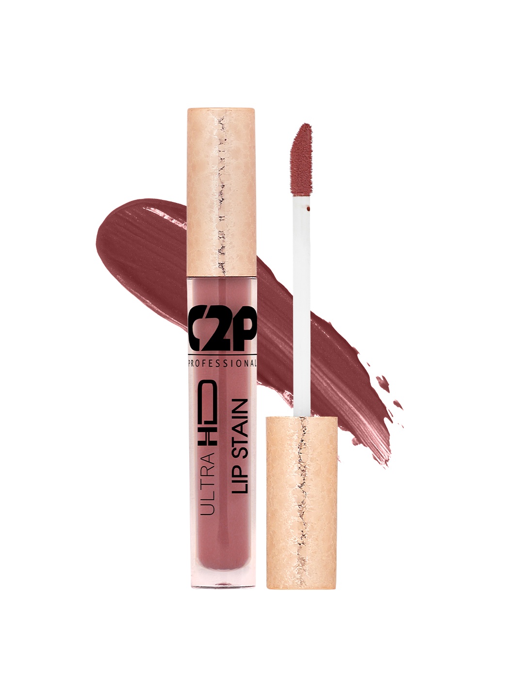 

C2P PROFESSIONAL MAKEUP Ultra HD Liquid Lip Stain 5ml - Choc O Treat 07, Brown