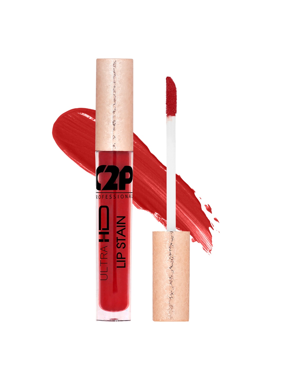

C2P PROFESSIONAL MAKEUP Lip Stain Liquid Lipstick - Bean 36 5ml, Red