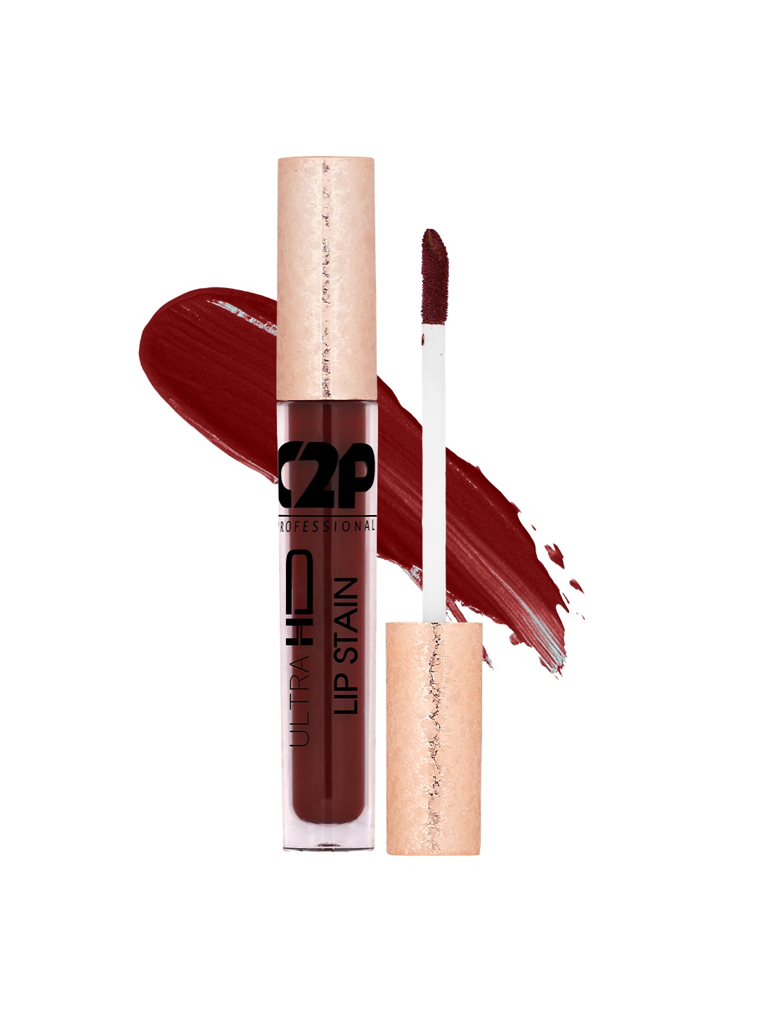 

C2P PROFESSIONAL MAKEUP Lip Stain Liquid Lipstick - The Dark Angels 17 5ML, Coffee brown