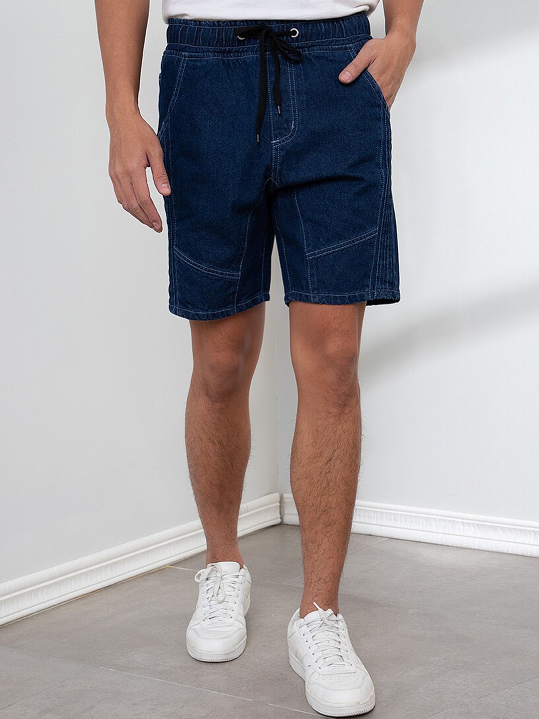 

ORIGIN BY ZALORA Men Blue Denim Shorts