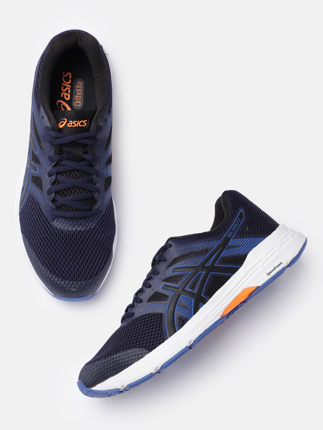 

ASICS Men Navy Blue GEL-EXALT 5 Running Shoes