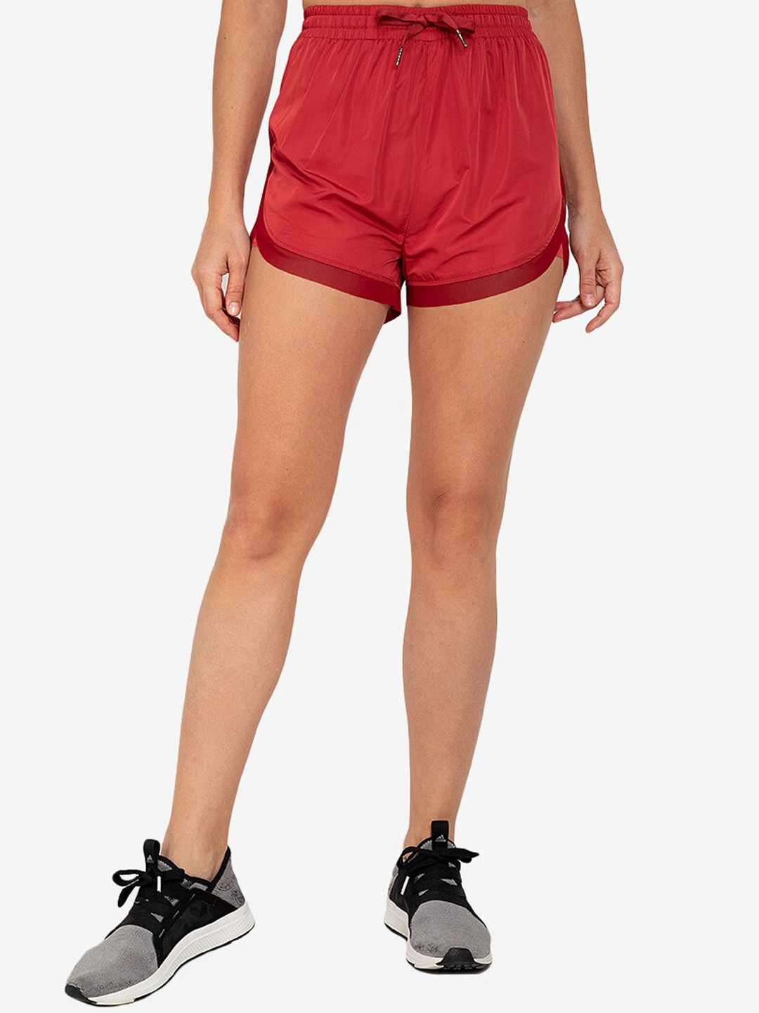 

ZALORA ACTIVE Women Red High-Rise Hot Pants Shorts