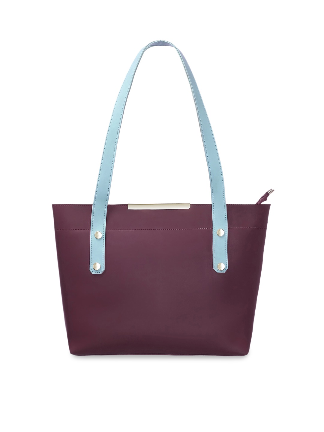 

Fostelo Maroon PU Structured Handheld Bag