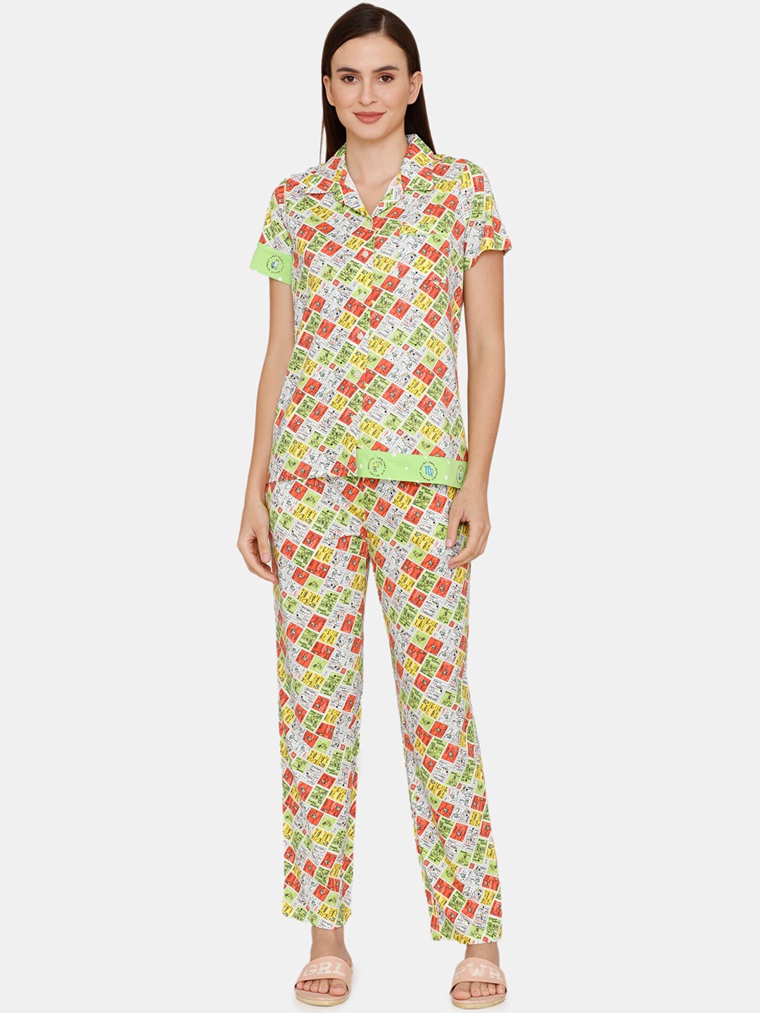 

Zivame Women White Night suits
