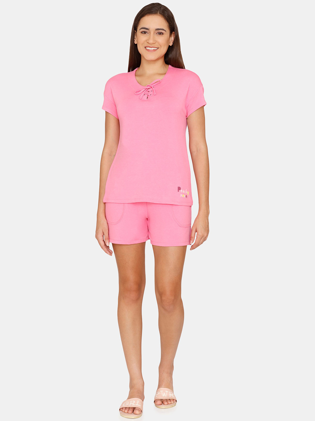 

Zivame Women Pink Night suits