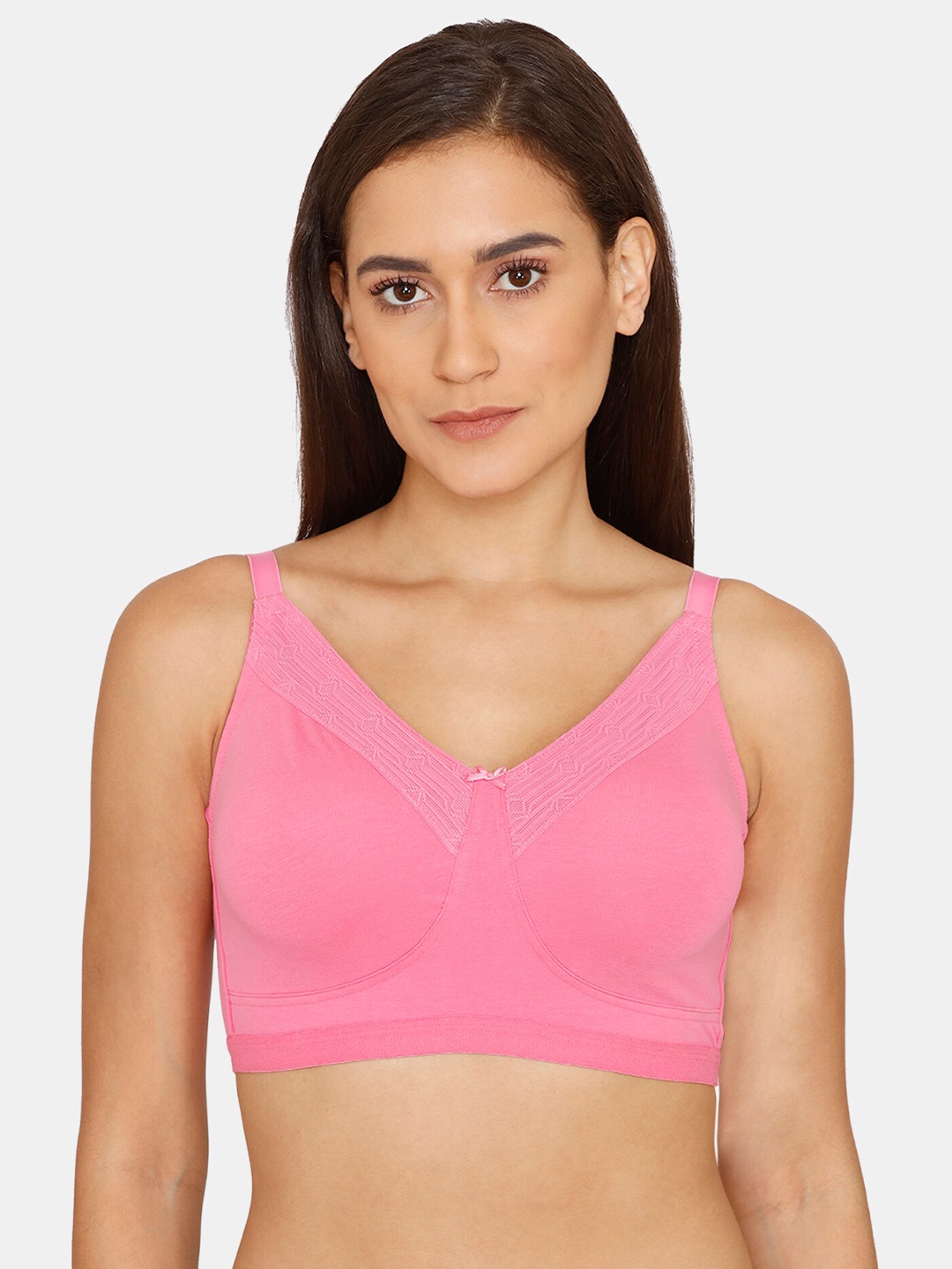 

Zivame Pink Bra - Non Padded