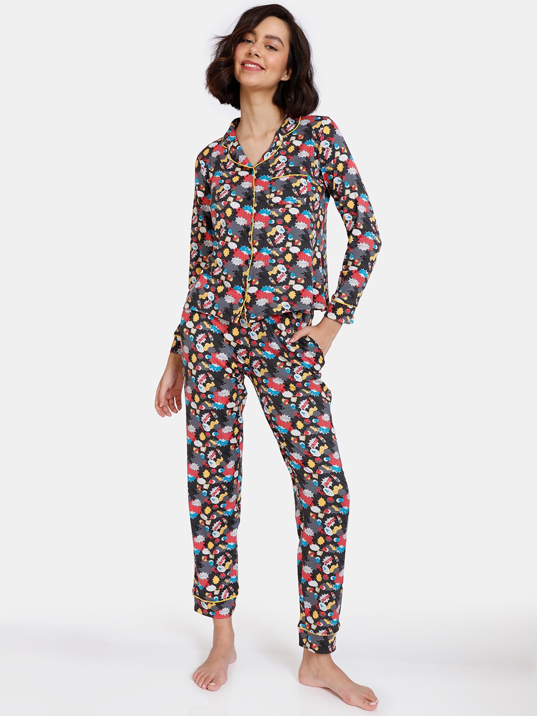 

Zivame Women Black Night suits