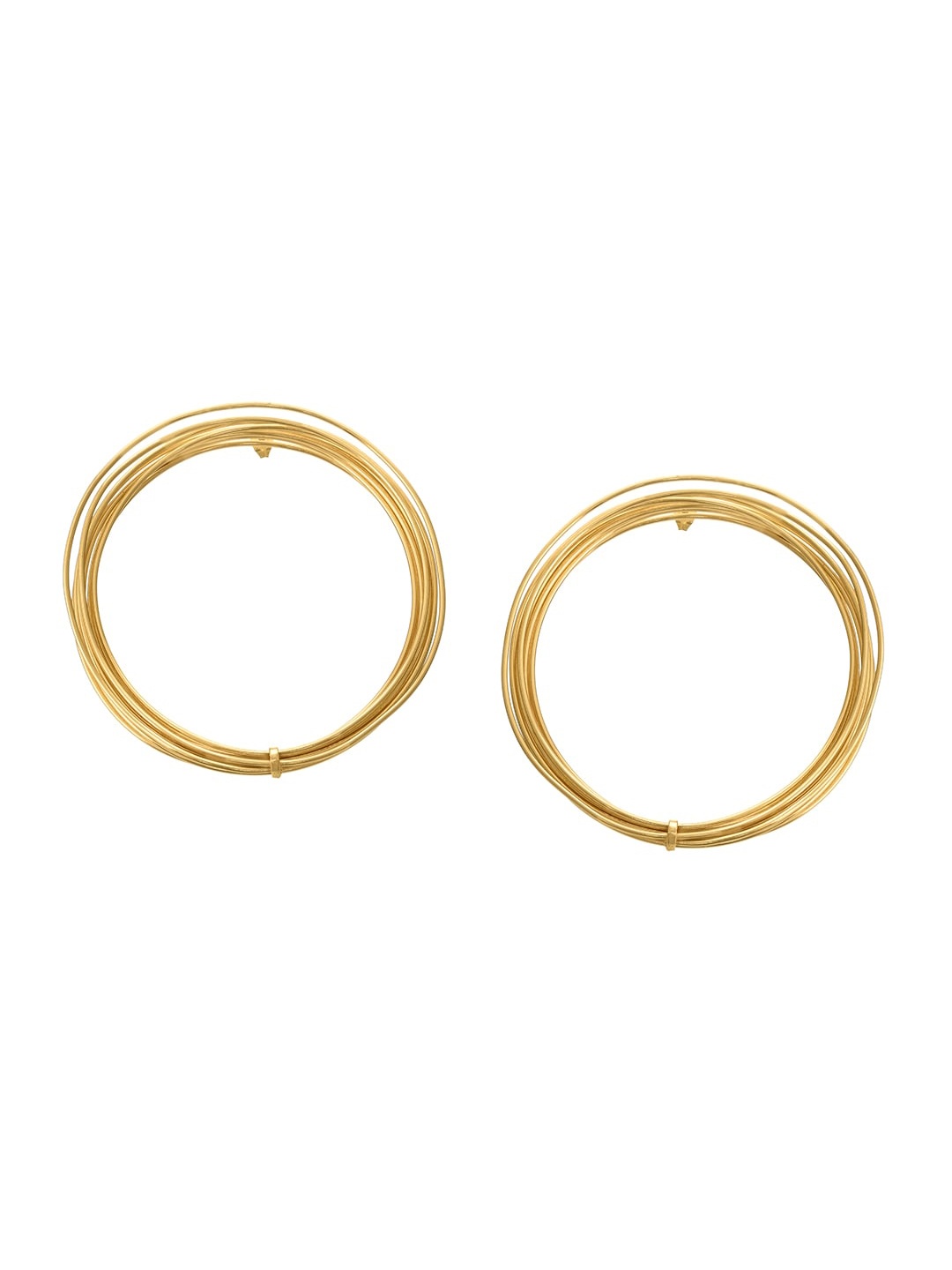 

INDYA Gold-Plated Hoop Earrings