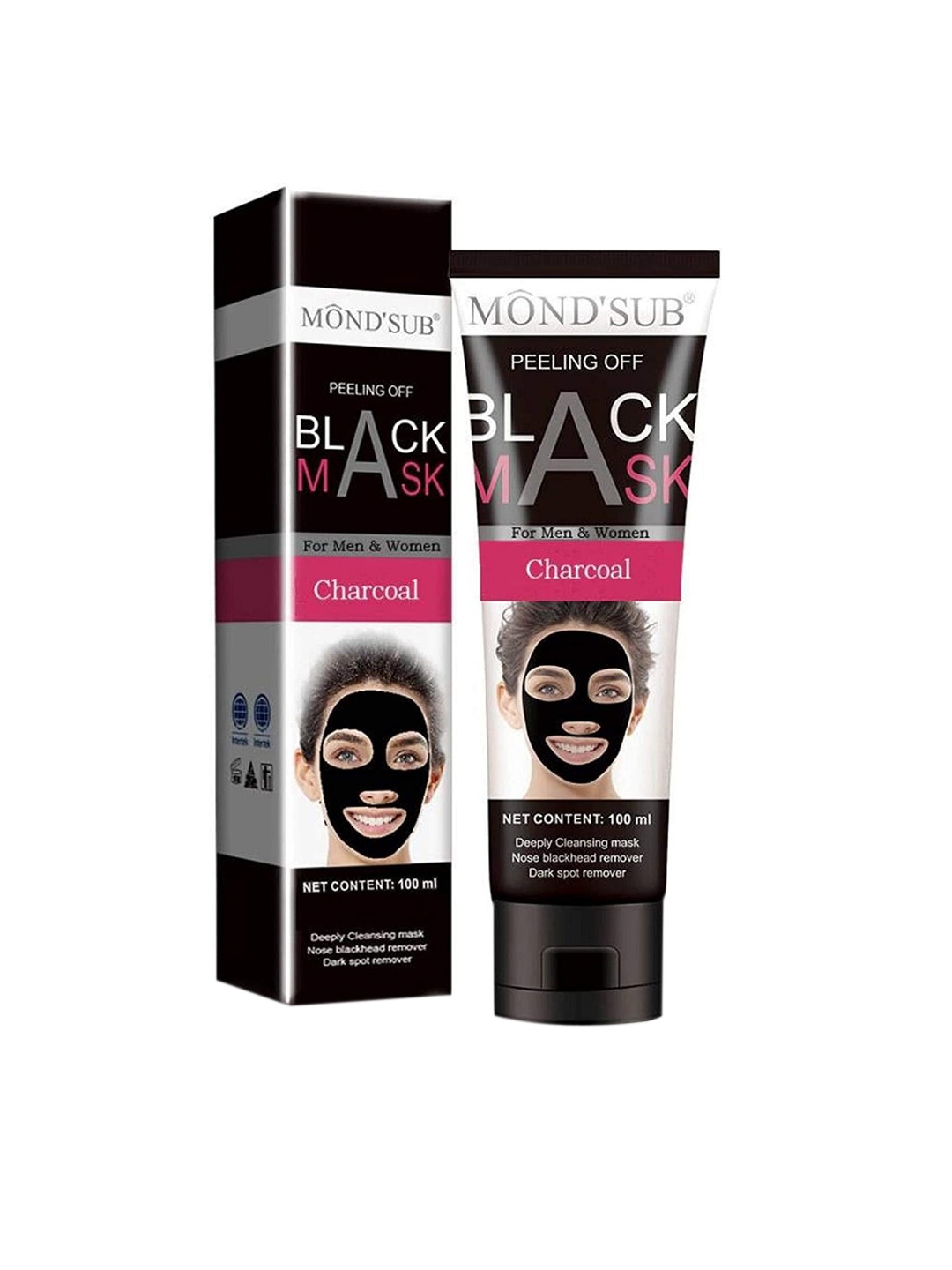 

MONDSUB Charcoal Peel Off Mask- 100ML, Na