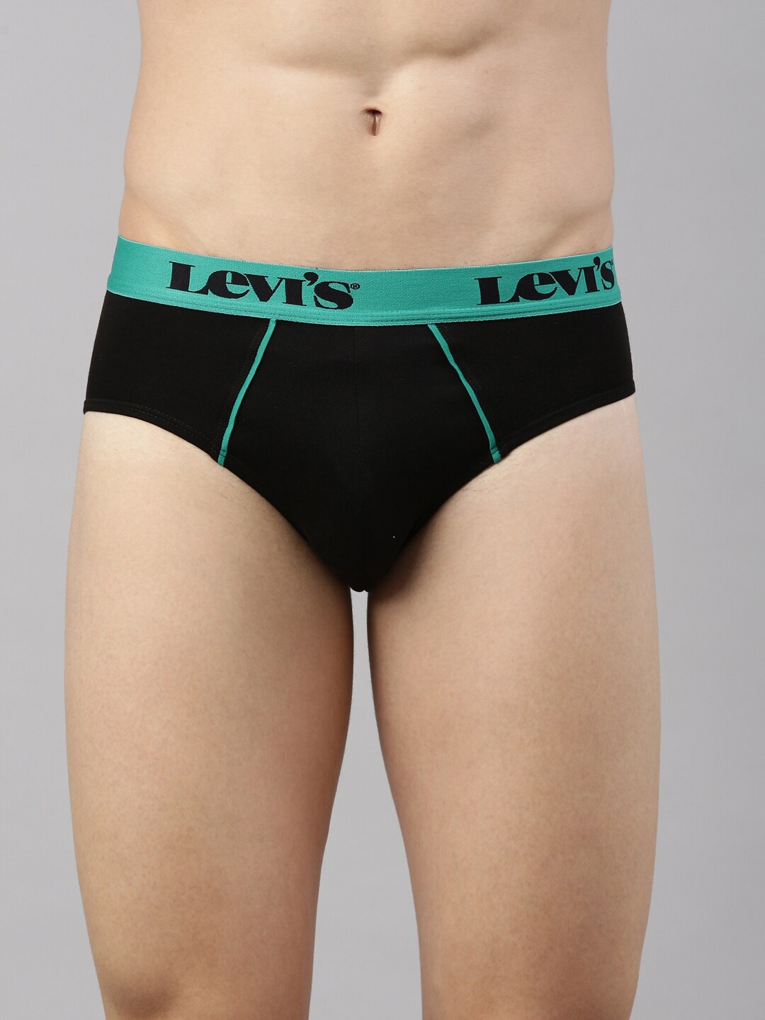 

Levis Men Smartskin Technology Pure Cotton Ultra Briefs with Tag Free Comfort #065, Black